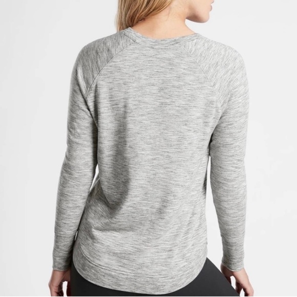 Athleta Mindset Crew Sweatshirt in Super Soft Heather Gray - Picture 15 of 16